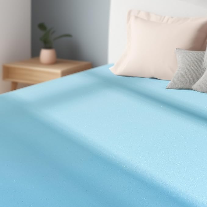 Subrtex Mattress Topper, Memory Foam Mattress Topper, Gel-Infused Memory Foam Topper for Side Stomach Sleepers, Breathable Bed Toppers (3 Inch, King)