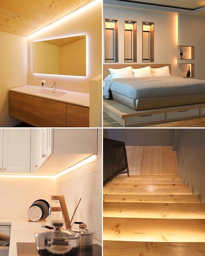 JACKYLED 8mm 2 Pin LED Strip Connectors Lights Connector, L Shape Gapless Solderless Connectors LED Adapter Light Extension Connectors for 8mm Wide Single Color Flex LED Strips - 8mm 2pin Total 22Pcs