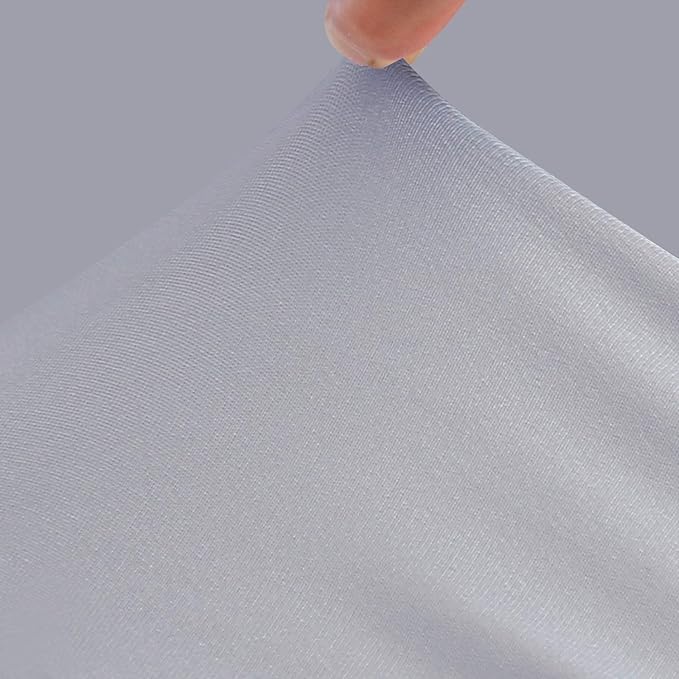 Box Spring Cover Queen Size, Alternates for Bed Skirt, Smooth and Elastic Woven Material Wrap Around 4 Sides of The Box Spring, Wrinkle & Fading Resistant, Washable, Dustproof, Grey, 10 Pack