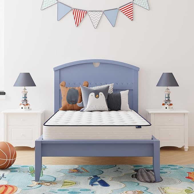 Avenco 6 Inch Full Mattress, Medium Soft, Breathable Fabric Cover & Adaptive Support, CertiPUR-US Certified, Full Size Mattresses in Guest and Kids Bedroom