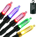 LYHOPE Battery Christmas Lights, 33ft 100 LED Christmas Lights Waterproof 8 Modes Battery Operated String Lights for Outdoor & Indoor, Xmas Tree, Wreaths, Holiday Decoration (Multicolor)