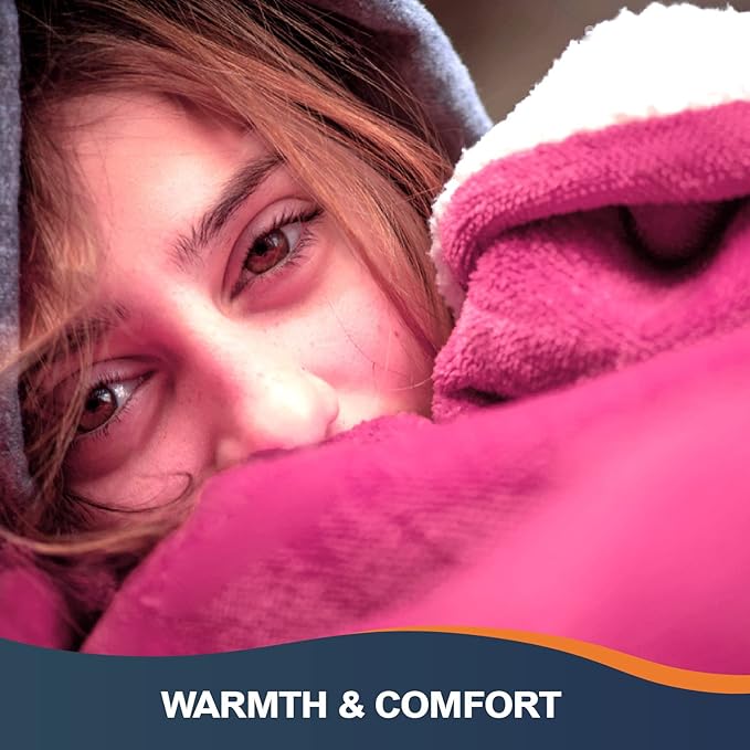 Walensee Sherpa Fleece Blanket (Throw Size 50”x60” Hot Pink) Plush Throw Fuzzy Super Soft Reversible Microfiber Flannel Blankets for Couch, Bed, Sofa Ultra Luxurious Warm and Cozy for All Seasons