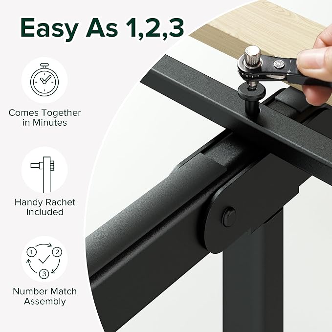 Zinus Joseph 10 Inch Platform Bed Frame, Wood Slat Support, No Box Spring Needed, Eco Friendly WonderBox(TM) Packaging, Easy Assembly, Black, Twin