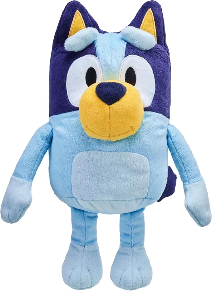Bluey Sound Effects Talking Stuffed Plush, 13” Soft Musical Toys, Interactive Stuffed Animal with 9 Different Phrases, Musical Toys for Kids