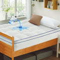 Mattress Topper Twin XL College Dorm, Waterproof Bed Topper Twin XL Cooling Mattress Pad Cover for College, Pillow Top Mattress Topper with Deep Pockets, Breathable Fluffy Fill Mattress Protector