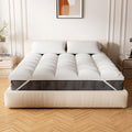 Extra Thick Fitted Mattress Topper - Twin Size | Soft & Cooling Pillow Top Mattress Pad & Protector | Bed Topper for Back Pain, Straps Stretch 6" to 22" Deep