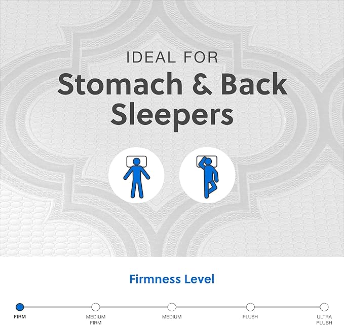 Signature Design by Ashley Twin Size 1100 11 Inch Hybrid Mattress with Support & Pressure Relief Cooling Gel Memory Foam, Fiberglass Free, Mattress In A Box