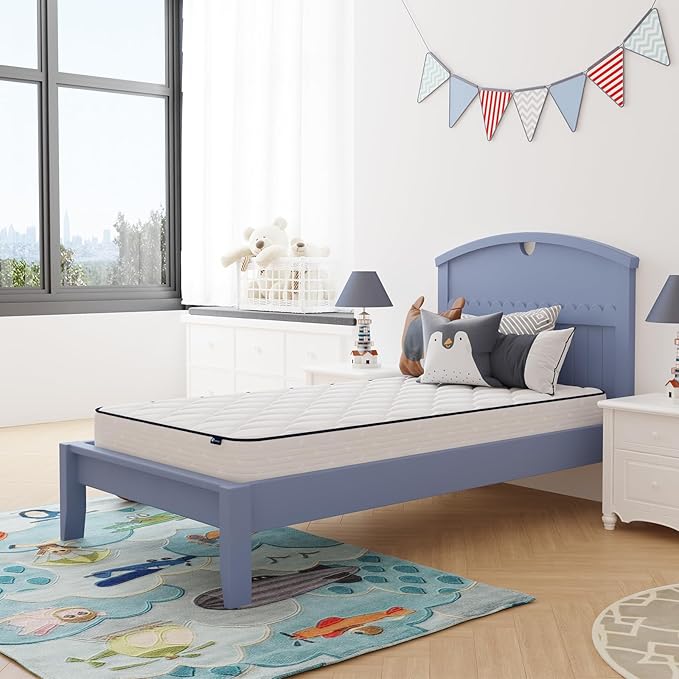 Avenco 6 Inch Full Mattress, Medium Soft, Breathable Fabric Cover & Adaptive Support, CertiPUR-US Certified, Full Size Mattresses in Guest and Kids Bedroom