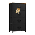 DWVO Dresser with 4 Drawers - Fabric Storage Tower, Organizer Unit for Room, Living Room, Hallway, Closets