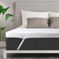 VALUXE 4 Inch Gel Memory Foam Mattress Topper Full Size High Density Cooling Pad Pressure Relief Bed Topper (with Removable & Washable Bamboo Cover)
