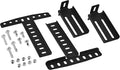 LUCID Brackets-Attach Headboad to L100 Adjustable Bed Base - Easy to Customize - Durable - Solid Steel, Headboard, Black