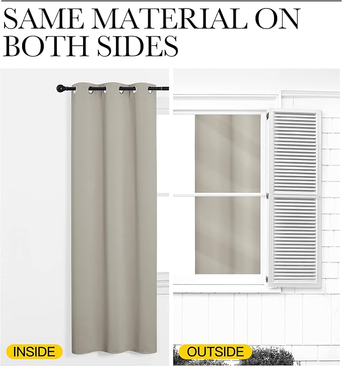 NICETOWN Loft Room Divider Curtain Screen Partition, Lower Noise Basement Hospital Medical Clinic Spa Lab Cubicle Curtain Space Divider Privacy Screen (Natural, 1 Panel, 12.5ft Wide x 9ft Long)
