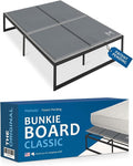 Meliusly Premium 10mm Bunkie Board Full Size (54x75'') Patent Pending Low Profile Bed Board Design - Breathable, Noise Minimizing, Moisture Resistant Bunkieboards, Low Profile Bed Support