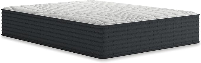 Signature Design by Ashley Hybrid 1300 13 Inch Plush Gel Memory Foam Mattress with Edge Support for Pressure Relief, King, Fiberglass Free, Mattress in A Box