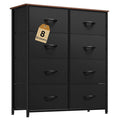DWVO 8-Drawer Fabric Dresser, Furniture Storage Tower Cabinet, Organizer for Bedroom