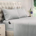 DREAMCARE California King Sheet Sets – 6 pcs Cooling Bed Sheets – up to 21” Deep Cal King Sheets – 2500 Supreme Collection – Extra Soft 100% Brushed Microfiber Hotel Luxury with Side Pocket – L Gray