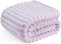 Bedsure GentleSoft Lavender Fog Throw Blanket for Couch - Cozy Soft Blankets for Women, Cute Small Throws for Girls, 50x70 Inches