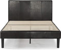 ZINUS Gerard Faux Leather Upholstered Platform Bed Frame, Mattress Foundation, Wood Slat Support, No Box Spring Needed, Easy Assembly, California King