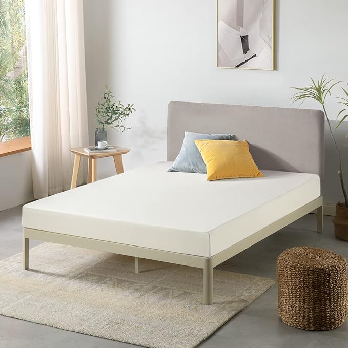 Best Price Mattres 6 inch Twin Mattress XL Long, Bed-In-A-Box, Green Tea Memory Foam,White