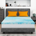 Mattress Topper Full, 4 Inch Gel Memory Foam Bed Topper for Full Size Bed, CertiPUR-US Certified, Blue