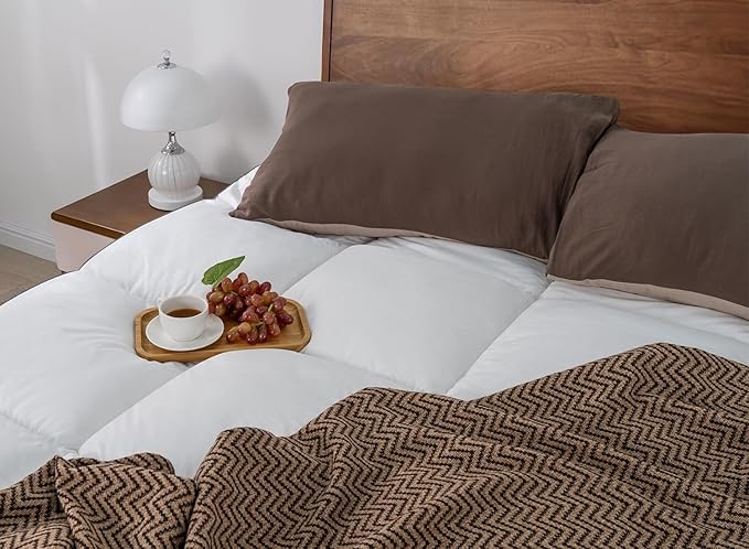 QUEEN ROSE Twin Mattress Topper, Extra Thick 3D Snow Alternative Down Pillow-Top Cooling Mattress Pad Bed Cover Mattress Topper, Hotel Quality, Plush and Support