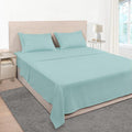 Mejoroom Full Size Sheet Set - Soft Microfiber Bed Sheets - Deep Pocket Fitted Sheet, Breathable, Wrinkle & Fade Resistant - 4 Piece (Full, Grayish Green)