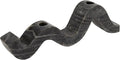 Bloomingville Marble Wave Double Taper Candle Holder, Black
