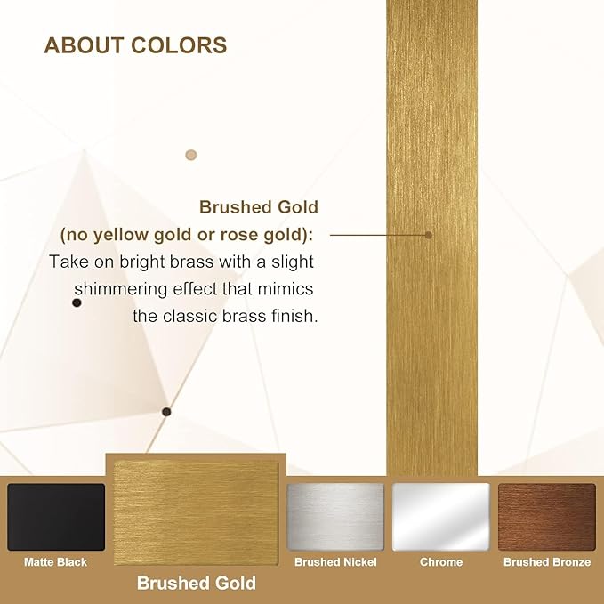ANDY STAR Round Gold Mirror 30 inch, Brass Mirror with Brushed Gold Frame, Wall Mounted Stainless Steel Metal Frame Round Mirror for Bathroom, Living Room, Bedroom