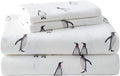 Eddie Bauer - Full Sheets, Cotton Flannel Bedding Set, Brushed For Extra Softness, Cozy Home Decor (Rookeries, Full)
