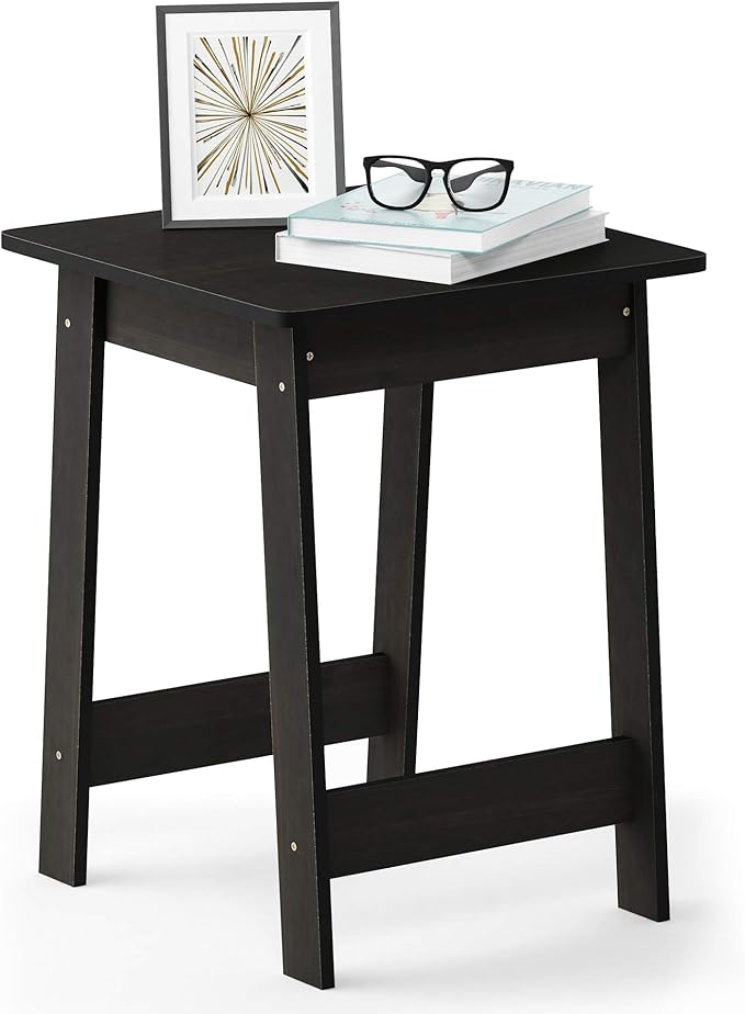 FURINNO Beginning, End Table, Espresso