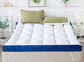 WhatsBedding 5 Inch Memory Foam Full Size Mattress Topper 100% Cotton Top, Filled with Breathable & Soft Memory Foam Pillow Top,4 Elastic Straps, 75x54x5 Inch, Full