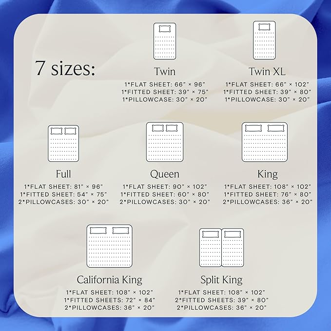 LuxClub 3 PC Sheet Set Bed Sheets Deep Pockets 16" Eco Friendly Wrinkle Free Cooling Machine Washable Hotel Bedding Silky Soft - Marine Blue Twin