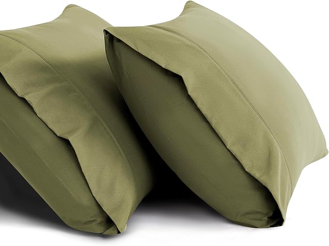 King Size Comforter Set with Sheets - 7-Piece Bedding Collection - 1 Comforter, 1 Fitted Sheet, 1 Flat, 4 Pillowcases - Deep Pocket - Soft & Breathable Premium Quality - Ideal for All Seasons, Sage