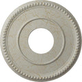 12 1/2"OD x 3 7/8"ID x 3/4"P Bradford Ceiling Medallion (Fits Canopies up to 6 5/8"), Hand-Painted Pot of Cream Crackle