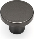 Ravinte 1 Pack Cabinet Knobs Pearl Grey Kitchen Cabinet Knobs Round Dresser Drawer Pulls Closet Door Pulls 1-1/5 Inch