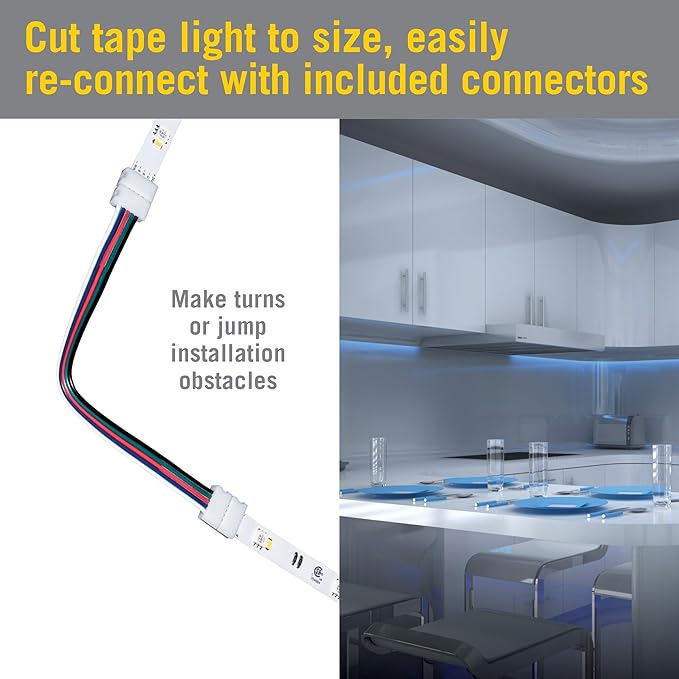 Armacost Lighting 423501 Multi-Color + White LED Tape Light Kit