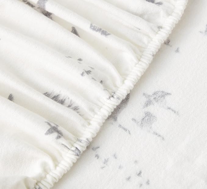 Eddie Bauer - King Sheet Set, Warm Breathable Cotton Flannel Bedding with Deep Pockets, Brushed for Extra Softness, Cozy Home Decor, Oeko-Tex Certified (Geese Meadows, King)
