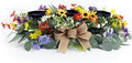 Artificial Wild Flower Candle Holder (Blue)
