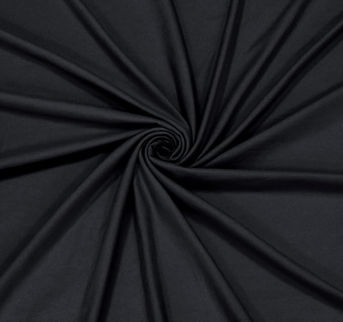 Mejoroom King Size Bed Sheet Set - Hotel Luxury 1800 Bedding Sheets & Pillowcases - 16" Deep Pocket Fitted Sheet, Soft, Breathable, Wrinkle & Fade Resistant - 4 Piece(King, Black)