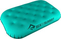 Sea to Summit Aeros Ultralight Inflatable Camping and Travel Pillow, Deluxe (22 x 14), Sea Foam