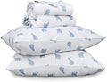 RUVANTI Flannel Sheets King Size - 100% Cotton Brushed King Bed Sheets Set - Deep Pockets 16 Inches - All Seasons Breathable & Extra Soft - Warm & Cozy, 4 Piece, Happy Cubs