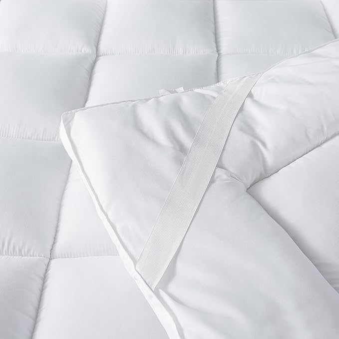 Pillow Top Mattress Topper Full Down Alternative Cooling Mattress Pad 2inch Thick Pillowtop Mattress Cover