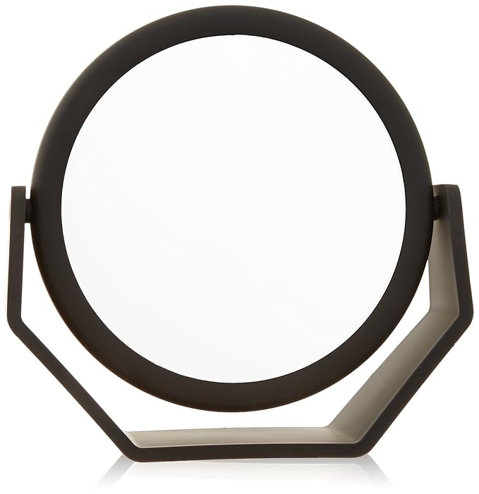 Danielle Midnight Matte Round Vanity Mirror