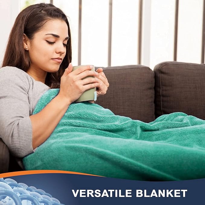 Walensee Fleece Blanket Plush Throw Fuzzy Lightweight (King Size 108x90 Turquoise) Super Soft Microfiber Flannel Blankets for Couch, Bed, Sofa Ultra Luxurious Warm and Cozy for All Seasons