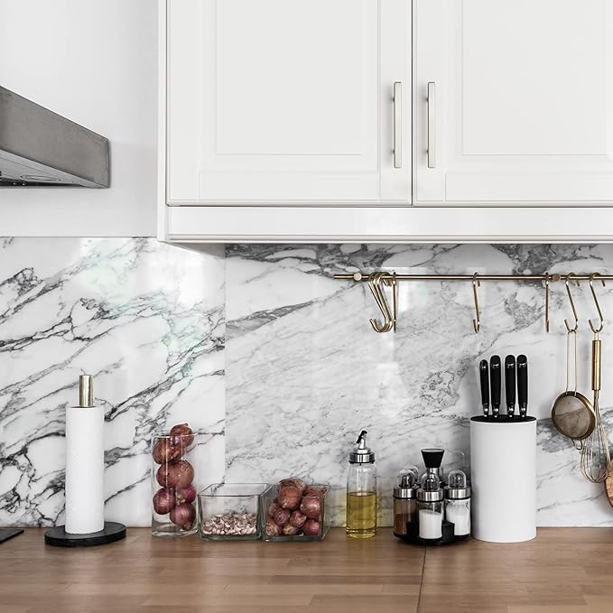 Ravinte Brushed Nickel Cabinet Handles 10 Pack 3-3/4 inch Satin Nickel Square Cabinet Pulls Silver Hardware for Kitchen Cabinets 6 inch Overall Length Stainless Steel Drawer Pulls