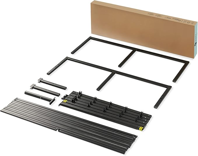 Best Price Mattress King Size Black Metal Bed Frame with 18 Inch Style