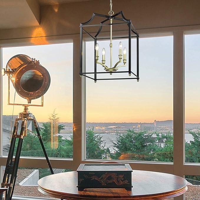 6-Pack Dimmable E12 LED Candelabra Bulbs 40Watt Equivalent, 5000K Daylight White, 450Lumens, 4W B11 Vintage Chandelier Light Bulbs, LED Filament Clear Glass Candle Lamp for Ceiling Fan Home Decor