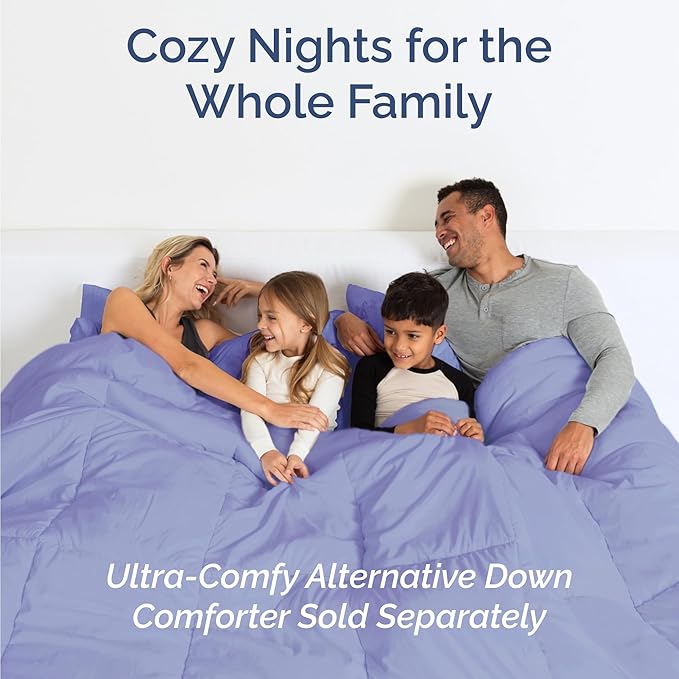 Twin 4 Piece Sheet Set - Comfy Breathable & Cooling - Ultra Soft Hotel Luxury Bedding Set w/ 8-16 Inch Deep Pockets - 1 Flat & 1 Fitted Sheet & 2 Pillowcases - Wrinkle Free and Easy Care - Lavender