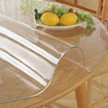 64 Inch Clear Round Table Cover Protector 1.5mm Thick Table Protector for Dining Room Waterproof Plastic PVC Vinyl Tablecloth Cover Circle Tabletop Desk Pad Mat for Furnture Coffee End Bed Side Table