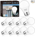 Cotanic 8 Pack Ceiling Fan Light Bulb 5000K Daylight, E26 Base A15 LED Bulb 60W Equivalent, 6W Small Light Bulb for Refrigertaor, Chandelier Light Bulbs, 600lm, Non-Dimmable